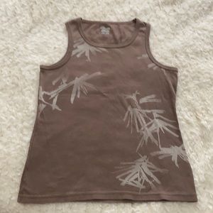 Women’s Columbia cute brown bamboo top ~ S